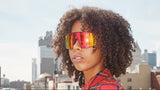 Terminator SunMask with Rainbow Mirror in Black