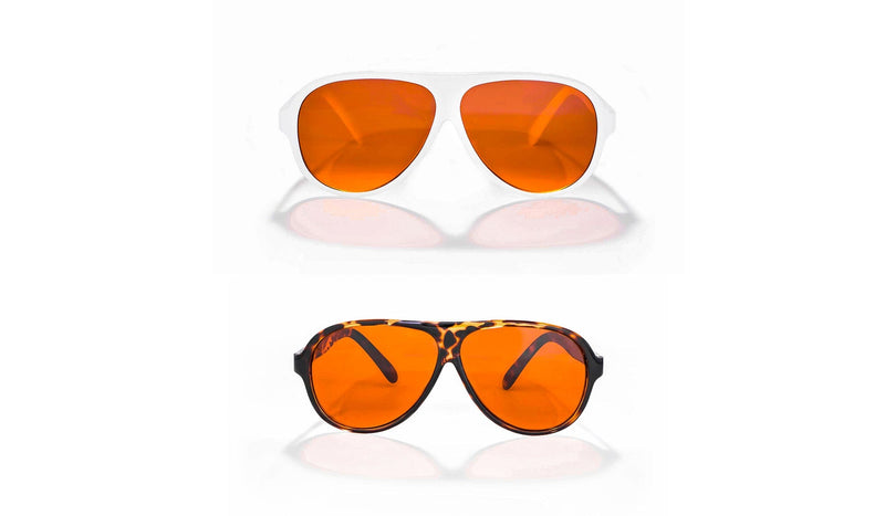 Original Aviator in White & Demi-Tortoise (2 Pair)